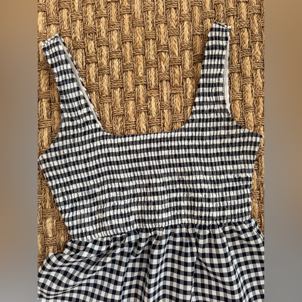 ON 34th Classic Navy and White Gingham Dress, Women’s Size S - Picture 5 of 8